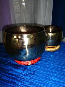 ชามร้องเพลงทองเหลืองแบบดั้งเดิม,ชามร้องเพลงทำจากโลหะอัลลอยของอินเดียแบบขายส่งช่วงชามร้องเพลงคุณภาพสูง - Product Image 5