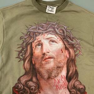 Heavyweight 250 Gsm Heavy Cotton 100% T Shirt para hombres con Logo Tee Unisex Men Custom 3D Foam Puff Print Graphic T Shirt - Product Image 6