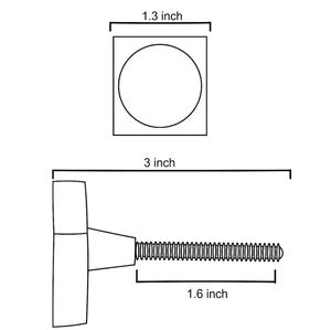 Modern square shaped knob <b>pull</b> cabinet drawer <b>for</b> <b>home</b> dresser door cabinet furniture decorative kitchen wardrobe handle knobs - Product Image 4