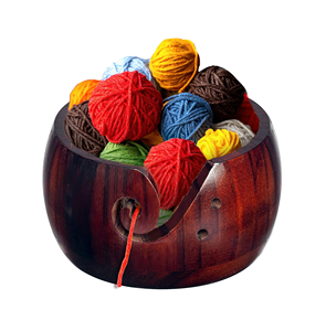 Cuencos de hilo de madera de diseño popular, cuenco de hilo de lana de artículos diversos de madera de alta calidad a un costo asequible - Product Image 1