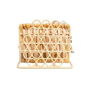 ที่ใส่ผ้าเช็ดปากปอกระเจาตกแต่งดอกไม้พรีเมี่ยมสำหรับห้องรับประทานอาหารห้องครัวการตกแต่งโต๊ะที่ทันสมัยและการใช้งานจากอินเดีย - Product Image 4