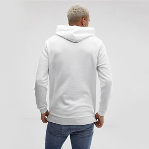 Custom Logo <b>Hoodie</b> Basics Cotton Blended 500gsm Men's Fleece Heavyweight Drop Shoulder <b>Oversized</b> Boxy Fit Hoodies - Product Image 4