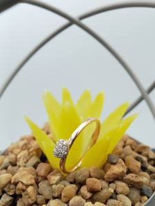 Bague de fiançailles et de mariage classique pour femme, coupe ronde solitaire, certifiée IGI, en or 14k 18k, qualité VVS, bijoux tendance - Product Image 5