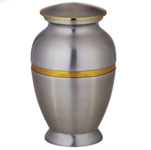 โกศโลหะพร้อมสติกเกอร์ที่สวยงามอลูมิเนียมพร้อมโกศศพดีไซน์แบบคลาสสิกด้วยแสงแดด & เจอราฟ - Product Image 5