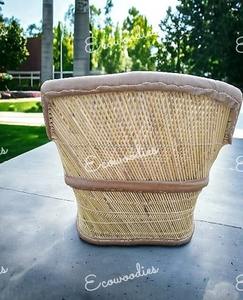 Nuevo diseño Airmchair sofá bambú mimbre Sarkanda 2 plazas sofá sala de estar sofá para sala de estar jardín salón - Product Image 5