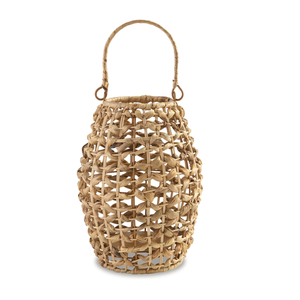 Fournisseur vietnamien en gros lanterne jacinthe d'eau style bohème éclairage intérieur tissé à la main en gros bon prix - Product Image 1