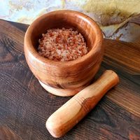 Mortier et pilon en bois en gros avec logo personnalisé gravé ensemble de bols pour mortier et pilon en bois naturel