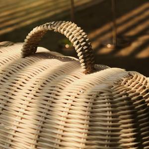 Carpa cúpula de mimbre trenzada a mano natural cubierta de comida de ratán al por mayor hecha en Vietnam - Product Image 2