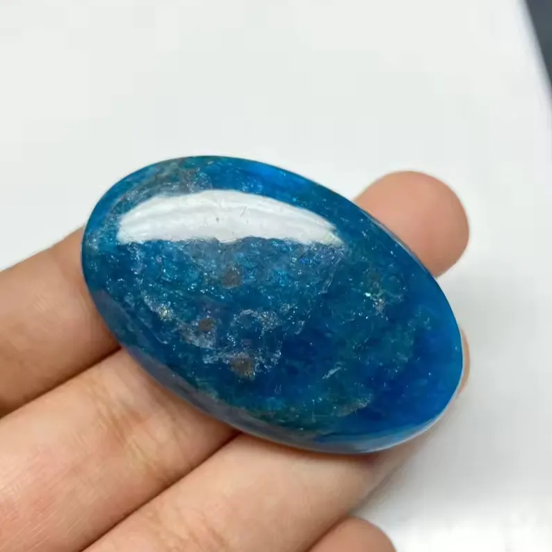 3A + 100% di qualità naturale Apatite cabochon per gioielli che fanno uso di pietre preziose sciolte Genuine per la vendita all'ingrosso prezzi all'ingrosso OEM