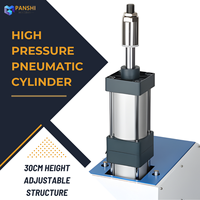 Nouvelle machine de marquage à chaud pneumatique à double tige PANSHI WT-TJ8020P-XY pour cuir, carton et plastique avec garantie d'un an