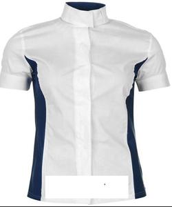 เสื้อโปโลแขนสั้นผ้าไนลอนสำหรับขี่ม้าเสื้อผ้าใส่สบายออกแบบได้ตามต้องการ - Product Image 1