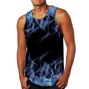 Sublimación Mejor fabricante Logotipo personalizado Gimnasio Fitness Hombres Camiseta sin mangas Ropa de fitness Secado rápido Transpirable Hombres Camiseta sin mangas para la venta - Product Image 5