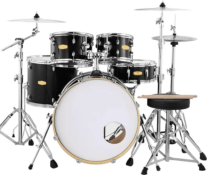 Hot Sale 5PCS Drum Colorful Musical Instrument Adult/Children Jazz Drum Kit Drum Set