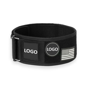 Cinturón de gimnasio de neopreno de buena calidad para levantamiento de pesas Equipo de culturismo de entrenamiento con logotipo personalizado con soporte de seguridad para Fitness - Product Image 1