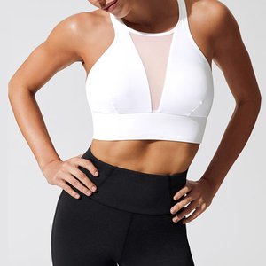 Meilleure qualité léger grande taille Spandex/Nylon soutien élevé femmes Fitness sport soutien-gorge respirant non ajusté sangle Gym Wear - Product Image 2