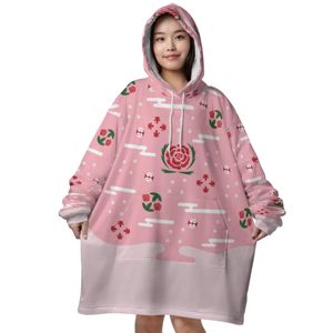 Sudadera con capucha Sherpa Fleece personalizable-Sudadera con capucha con estampado personalizado-Perfecta para actividades de invierno y al aire libre - Product Image 2