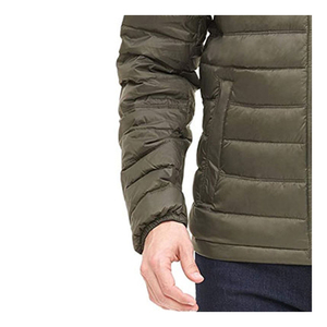 Veste matelassée à bulles pour hommes, manteau d'hiver chaud et épais en duvet avec col en fourrure à capuche en toile style High Street - Product Image 6