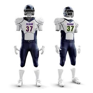 Uniforme de fútbol americano sublimado con estilo 2025, uniformes de alta XL, camisetas de fútbol americano bordadas totalmente personalizables - Product Image 6