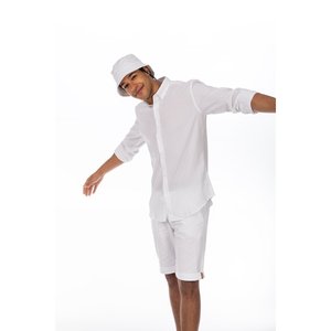 เสื้อเชิ้ตเรียบแขนยาวชายลายนูน - Product Image 5