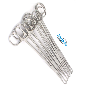 Juego de 6 Pinzas de Alta Calidad para Toallas, 10 Pulgadas, Instrumentos Quirúrgicos, Fabricante y Exportador - Product Image 2