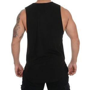 Camiseta sin Mangas para Hombre de la Mejor Calidad, Tejida, Transpirable, Informal, de Algodón/Bambú, con Logotipo Personalizado, Estilo Más Vendido, al Por Mayor a Bajo Precio - Product Image 3