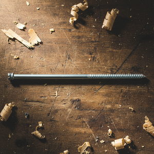 Tornillos para Madera de Doble Extremo con Cabeza Ranurada, Acero al Carbono Zincado Clase 4.8 y 6.8, Estándar DIN, Marca PDC - Product Image 1