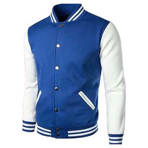 Veste de baseball universitaire en laine pour homme, couleur personnalisée, col montant, hiver, fabrication OEM, fermeture à boutons - Product Image 2
