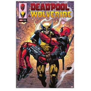 <b>Marvel</b> Comics for Deadpool & Wolverine 1 Poster Offset and Digital <b>Printing</b> Hanging Style for Decorative Usage - Product Image 1