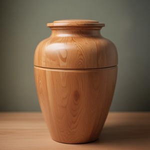 โกศเผาศพทำจากไม้แนวชนบทขี้เถ้าหรือขี้เถ้าขี้เถ้าขี้เถ้า - Product Image 4