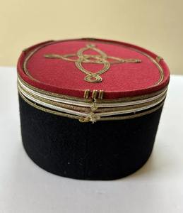 Bohemian Style French <b>Beret</b> in Maroon with Braided Leather Band New Fresh Highest Quality French Kepis - Product Image 2