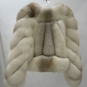 Woman <b>Faux</b> <b>Mink</b> <b>Fur</b> <b>Coat</b> Luxury Winter Outerwear Fluffy Warm Sleeves Elegant Modern Fashion - Product Image 2