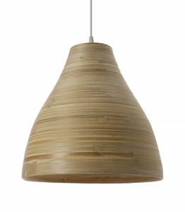 Le meilleur choix de lustre de cadre d'abat-jour en bambou filé de conception durable style rustique écologique pour la décoration de meubles de salon - Product Image 1