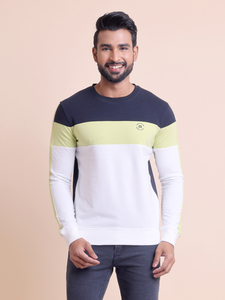 Premium 100% coton hommes sweat à manches longues doux élégant col rond découpe conception hiver haute qualité Premium sweat - Product Image 2