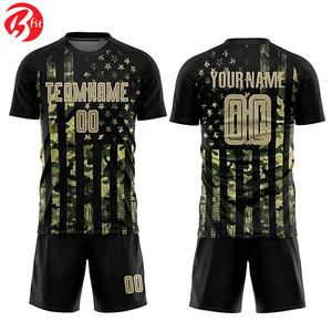 ชุดเสื้อฟุตบอลผ้าโพลีเอสเตอร์สีเขียวแห้งไวระบายอากาศได้ดี - Product Image 4