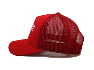 Sombrero de camionero de alta calidad personalizado promocional logotipo bordado tela de algodón malla trasera protección UV gorra deportiva para Unisex - Product Image 3