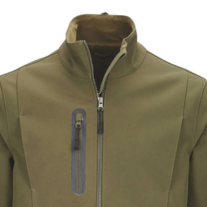 Vestes Softshell au design professionnel pour hommes, col montant élégant et à la mode, réglables pour la saison hivernale - Product Image 3