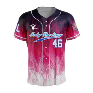 Groothandel Sublimatie Print Polyester Snel Droog Honkbal Jersey Voor Kinderen Blanco Honkbal Shirts - Product Image 3