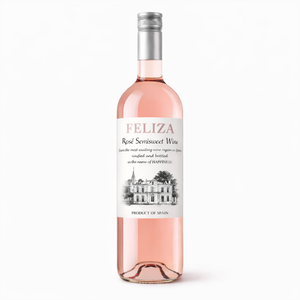 Feliza - Vino Rosato Semidolce Garnacha Tempranillo 11% ABV Vino Rosato Spagnolo 750ml - Product Image 1