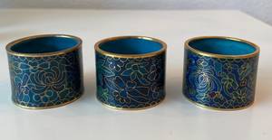 Anillos de servilletas, anillos de servilletas de ratán, anillos de servilletas de mimbre, Decoración de mesa - Product Image 5