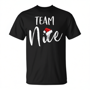 T-shirt natalizia Team Nice, abbigliamento coordinato per la famiglia per le vacanze - Product Image 2