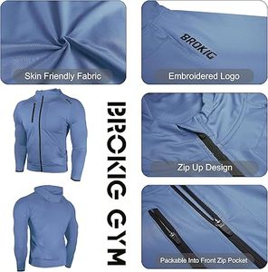 Chaqueta Cortavientos Larga para Hombre de Diseñador al por Mayor, Transpirable, Ecológica, Ligera, Resistente al Viento e Impermeable - Product Image 6