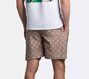 Venta caliente Pantalones cortos de playa Precio razonable Uso de verano Pantalones cortos de hombre Sublimación Pantalones cortos de malla de cintura elástica cómoda en precio bajo - Product Image 5