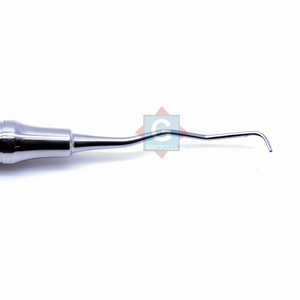 Instrumentos quirúrgicos dentales manuales Gracey, curetas con mango hueco de doble punta, curetas periodontales de acero inoxidable - Product Image 3