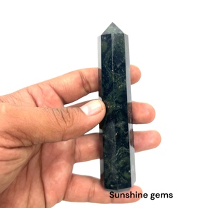 Vente en gros pierre naturelle Agate polie d'obélisque en cristal de jaspe Kambaba pour l'équilibre énergétique et la décoration intérieure de style amoureux - Product Image 1