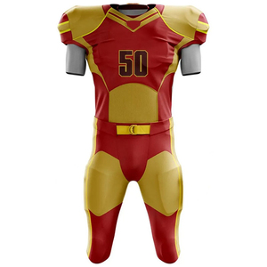 Service OEM en gros Uniformes de football américain Vêtements de sport Uniformes de football américain professionnels fabriqués à la main à vendre à bas prix - Product Image 2