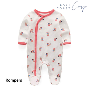 Snug Fit Cotton Jumpsuit | Baby & Toddler Boys Footed Romper - Product Image 1