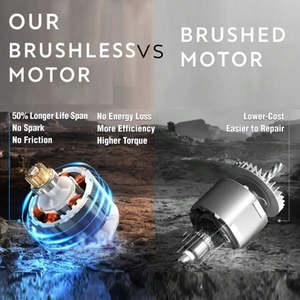 Motore Brushless silenzioso potente pistola da massaggio con 3 velocità e 4 teste di vibrazione e massaggio a percussione per la resistenza del corpo - Product Image 5