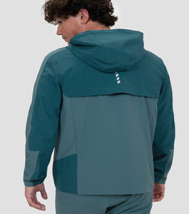 Veste coupe-vent imperméable et personnalisée avec votre logo pour hommes, veste softshell en polyester, spandex, veste coupe-vent athlétique en nylon pour hommes - Product Image 5