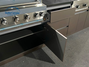 <span class=keywords><strong>Cucina</strong></span> da Esterno di Lusso in <span class=keywords><strong>Acciaio</strong></span> <span class=keywords><strong>Inox</strong></span>, Design Moderno per Barbecue - Product Image 4