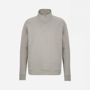 Personnalisé de haute qualité coton mélangé demi-fermeture éclair pull hommes automne ODM léger décontracté confort - Product Image 6